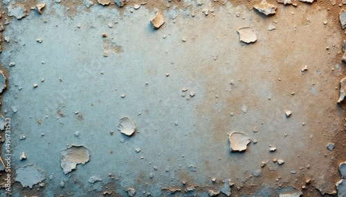 Close-up of textured, distressed paint background showing cracks, chips, and peeling layers in shades of grey and brown , surface, distressed texture