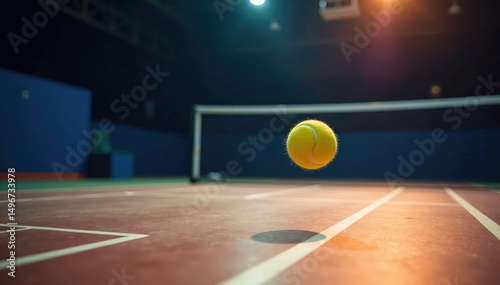 Intense squash match, ball in mid-air, court lines visible , movement, skill, competition