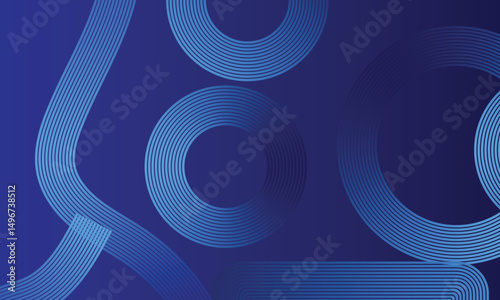 abstract blue background with circles