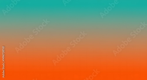 Abstract Gradient Background Teal, Beige, and Orange Blend