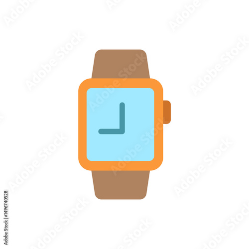 Stylized wrist chronometer display for appointments with simple time reading