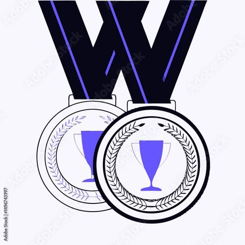 gold silver and bronze medals