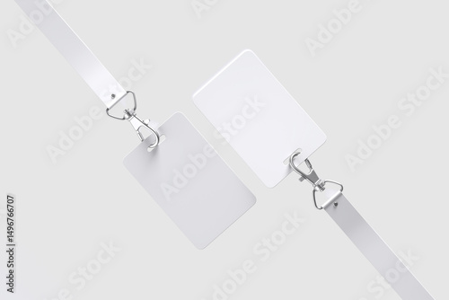 ID card with lanyard