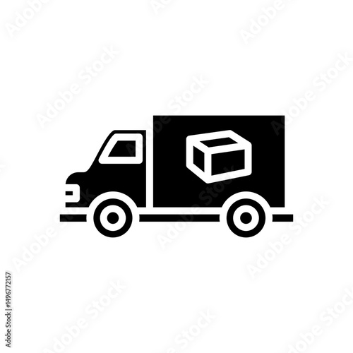 Delivery Truck Solid Icon