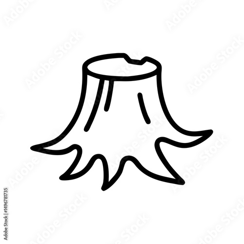 tree stump icon