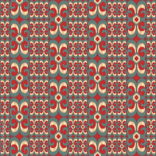 Tribal art on fabric, ikat, borderless tribal patterns, fabric patterns, fabric patterns made up of fine lines, covers, folk embroidery, wallpaper, carpet designs, prints, patterns on products.