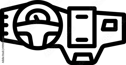 dashboards icon, car, automobile 