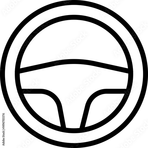 steering wheels icon, car, automobile 