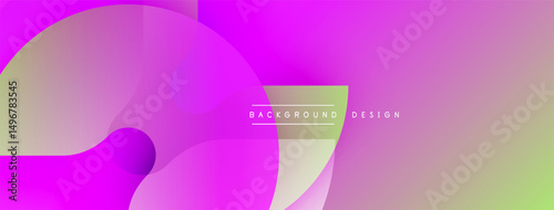 Abstract gradient background. Pink, purple, yellow hues blend smoothly. Minimalist design features text background design. Modern aesthetic.