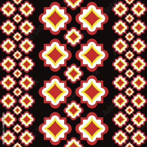 Abstract Ethnic Art, Geometric Design, Tribal Seamless Patterns, Fabric Patterns, Print Patterns, Art, Covers, Prints, Wallpaper, Carpet Design, Patterns on Products.