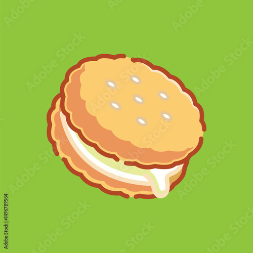 sweet and cute food vector