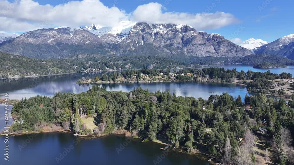 Chico Circuit In San Carlos De Bariloche Rio Negro Argentina. Birds Eye View Of Peaceful Mountains Valley And Forest Trees. Outdoor Travel Patagonia Glacier. Landmark Patagonia Aerial View Floresta. Chico Circuit In San Carlos De Bariloche Rio Negro Argentina. Birds Eye View Of Peaceful Mountains Valley And Forest Trees. Outdoor Travel Patagonia Glacier. Landmark Patagonia Aerial View Floresta.