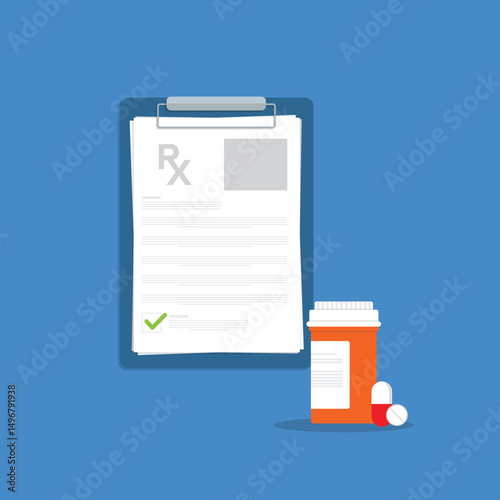 Prescription medicine bottle