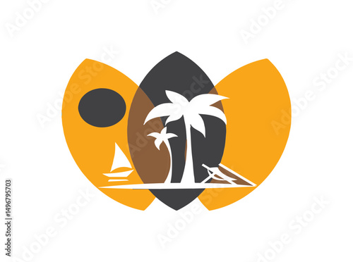 Download Free Date Tree Colored Logo SVG – High-Quality Vector Icon for Branding, Design Projects, and Creative Applications