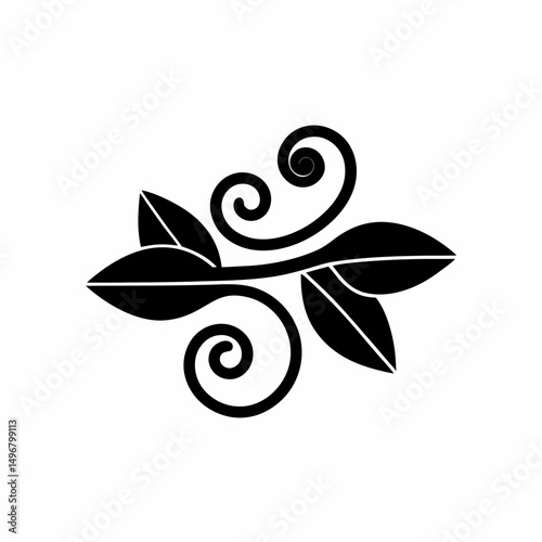 creative details Outline silhouette Wind blow icon, air breeze symbol icon vector illustration 