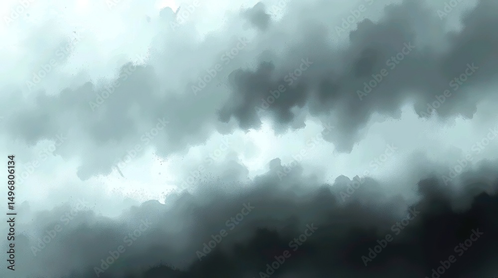 Obraz premium abstract composition blending electrifying shades