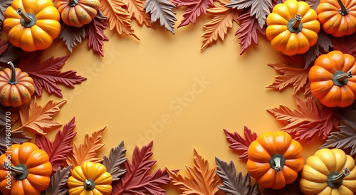 autumn leaves border