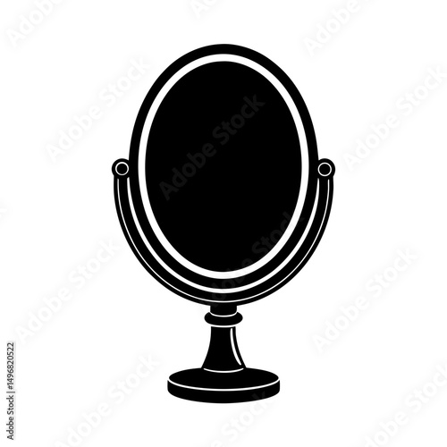 makeup mirror Vector silhouette