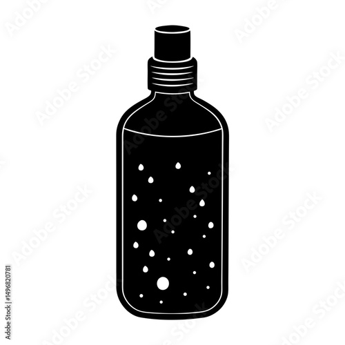 micellar water bottle of water