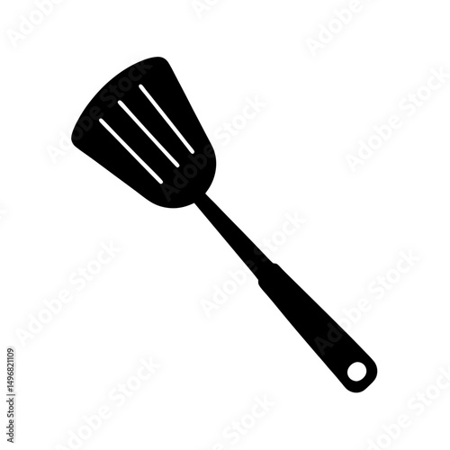 kitchen spatula isolated on white