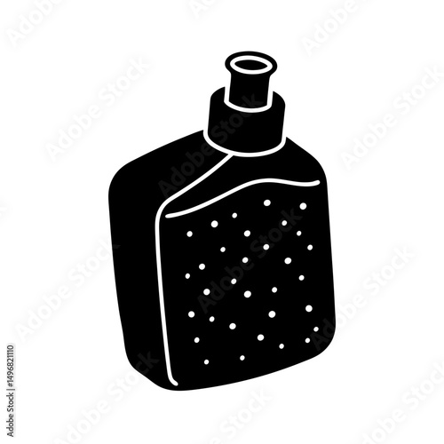 sponge cleanser Vector silhouette