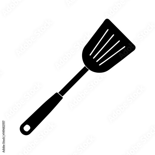 kitchen spatula isolated on white background