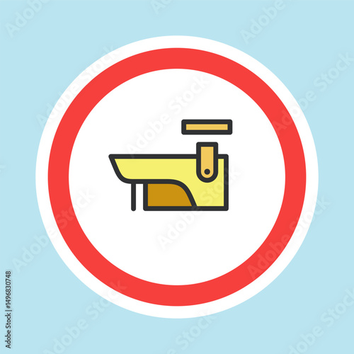 Video surveillance label, CCTV camera sticker