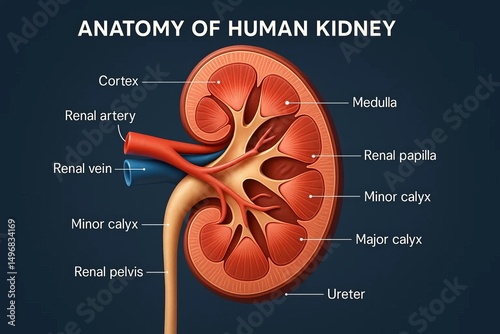3D Anatomy of Kidney