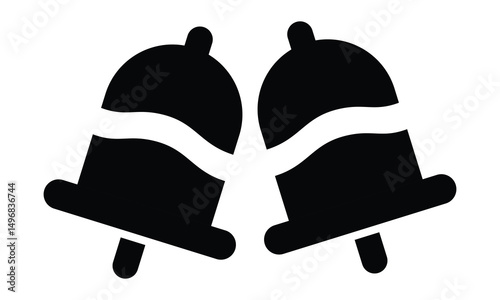 Bell, ring, xmas icon.eps