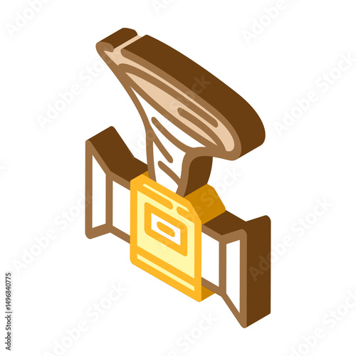outdoor art installation isometric icon vector illustration