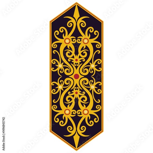 unique Dayak tribe ornaments