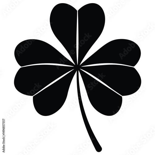 Four Leaf Clover Symbol of Luck and Natural Beauty