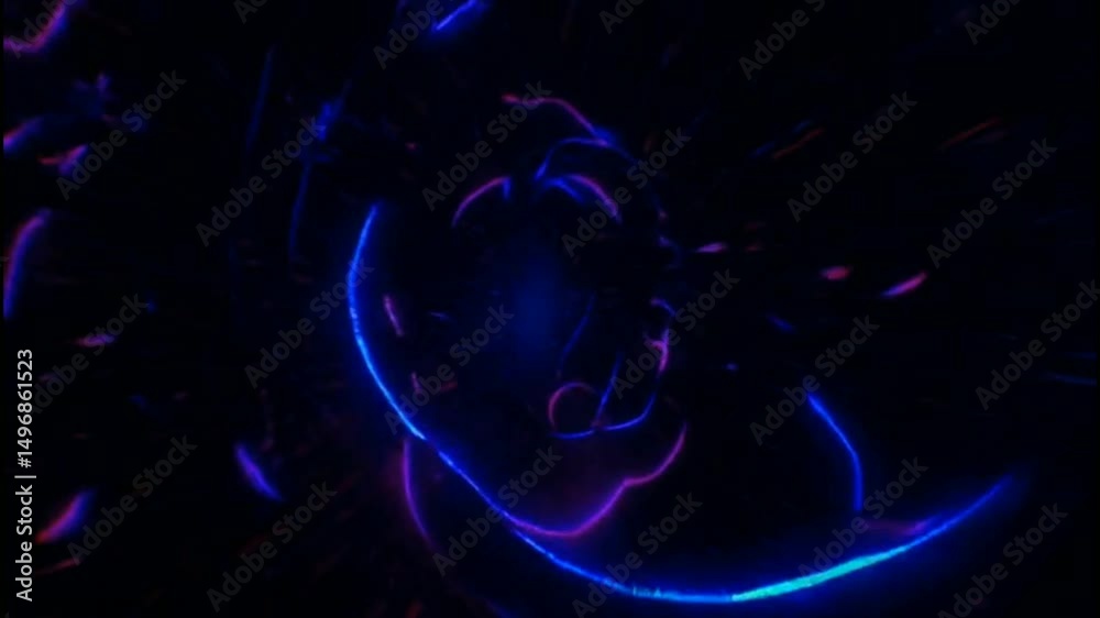 Neon Circles Animation | After Effects Motion Graphics Loop