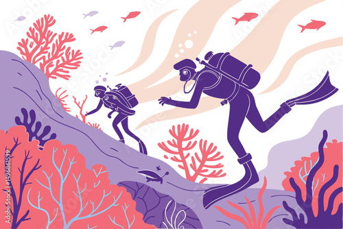Scuba Divers to Save the Ocean for Word Environment Day