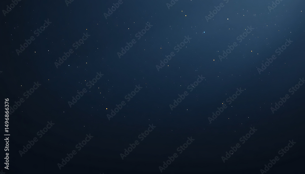 Fototapeta premium Starry night sky twinkling faintly