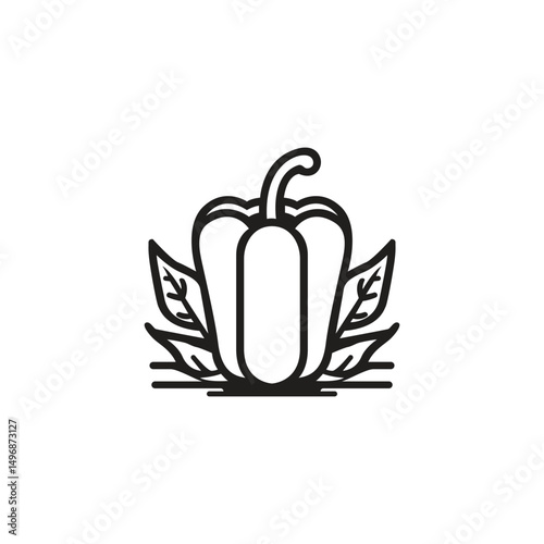 Peppers Vector illustration.