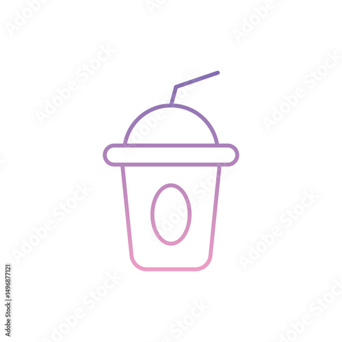 Soda Icon vector stock illustration