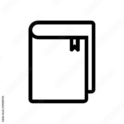 Book With Bookmark Icon