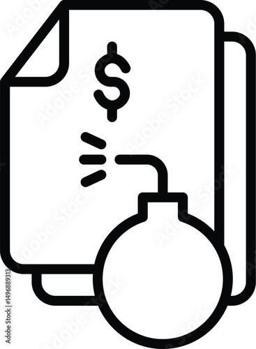Debt Obligation Icon 