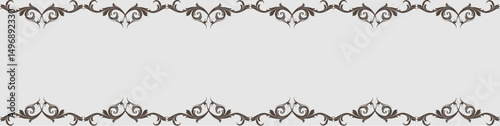 Elegant floral seamless pattern with intricate symmetrical designs. Perfect for wallpaper, fabric, textile, wrapping, background, or decorative use in digital and print projects.