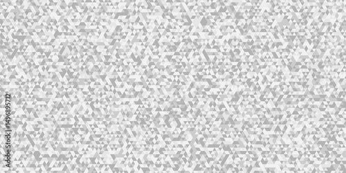 Abstract geometric seamless technology gray and white texture background. Abstract geometric pattern gray Low Polygon Mosaic triangle, business and corporate background.