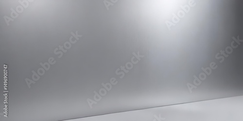 Modern silver aluminum panel, subtle gradient, smooth finish ,  minimalist,  shiny