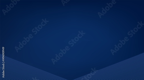 Blue and dark blue abstract geometric shape line background