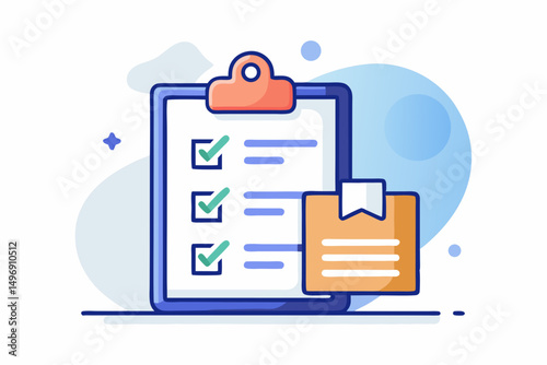 clipboard delivery checklist icon