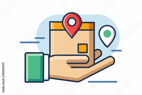hand holding sealed paper parcel