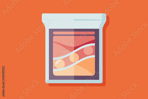 ziplock packaging bag icon