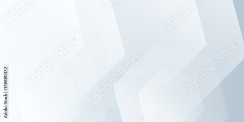 White abstract background with dynamic wavy hexagon texture. suitable for wallpaper simple art modern design