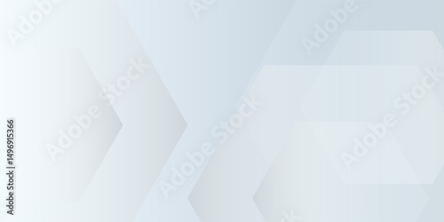 White abstract background with dynamic wavy hexagon texture. suitable for wallpaper simple art