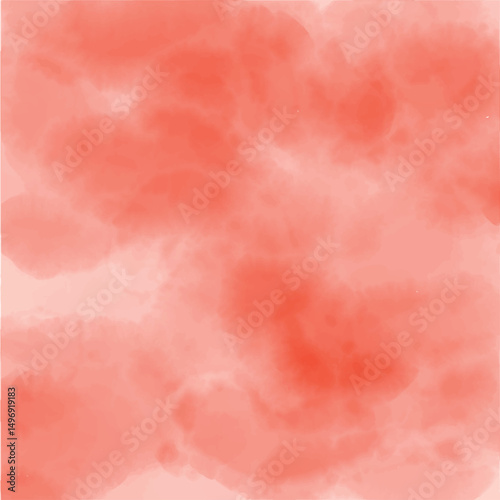 Abstract Red and Pink Watercolor Cloudy Textured Background Design. A vibrant abstract background featuring red and pink watercolor textures creating a soft, cloudy effect. Ideal for design projects