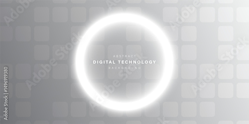 Grey abstract technology background. business technology communication. Hi tech digital connection. high tech. science. modern technology business concept. futuristic background. vector illustration